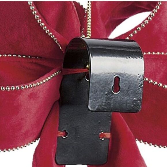 Grandin Road Red Bow with Gold Trim and Green Bow with Gold detail NWT - Picture 9 of 9